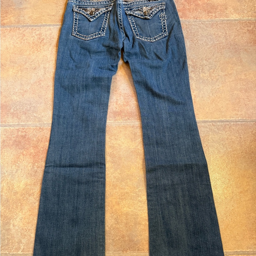 Miss Me Dark Blue Flare Jeans - Picture 6 of 6